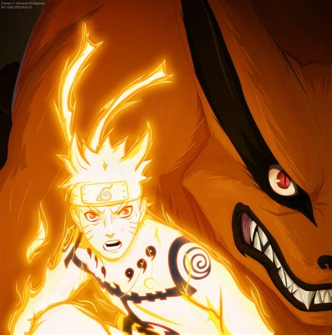Naruto And Kurama Naruto 628 By Goldenhans On Deviantart