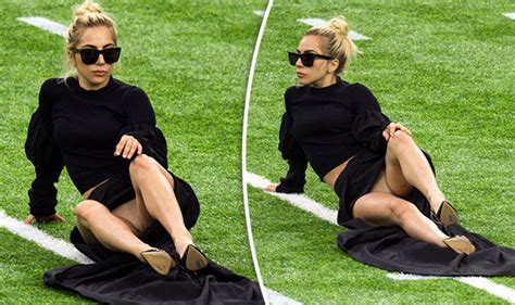 Super Bowl Lady Gaga Flashes Her Knickers Before Big Performance