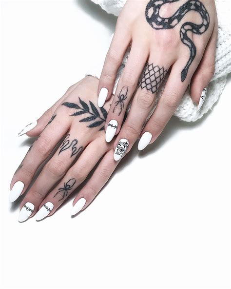 Small Spider Tattoo On Fingers By Elvirasavchuk Finger Tattoo