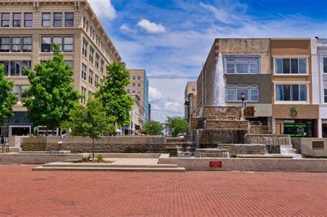 View Of Downtown Springfield In Missouri Usa Editorial Stock Image