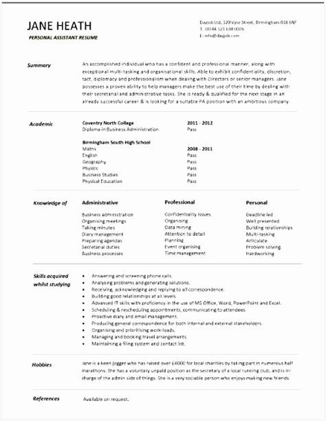 Here are some tactics to integrate your portfolio and credentials into your personal bio: 9 Cv Template Personal Profile | Free Samples , Examples ...