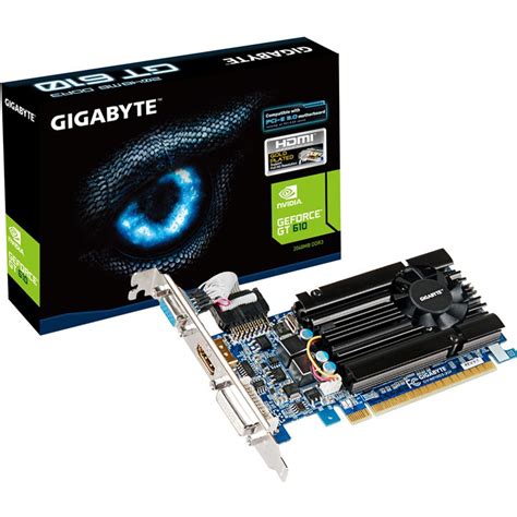 2gb Gigabyte Geforce Gt 610 Low Profile Aktiv Pcie 20 X16 Retail
