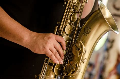 Person Playing Saxophone