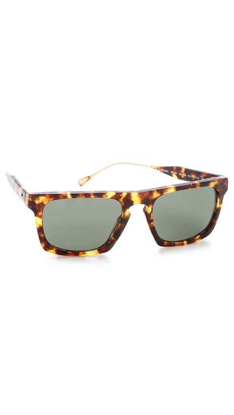 Lyst Oliver Peoples San Luis Dark Tortoise Sunglasses In Brown For Men