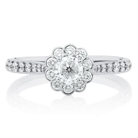 Southern Star Engagement Ring With 34 Carat Tw Of Diamonds In 14ct