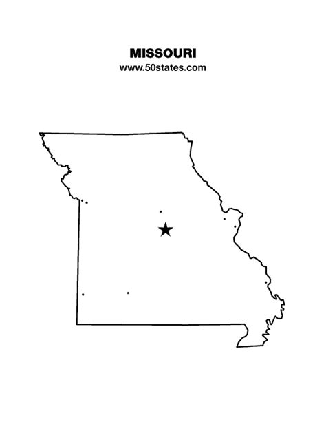 Missouri Map 50states