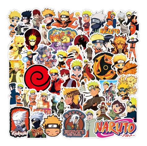 Naruto Calcomanias Stickers De Pvc Vs Agua Anime Manga Mercado Libre