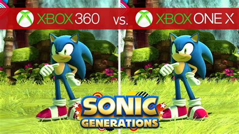 Sonic Generations Comparison Xbox 360 Vs Xbox One X Youtube