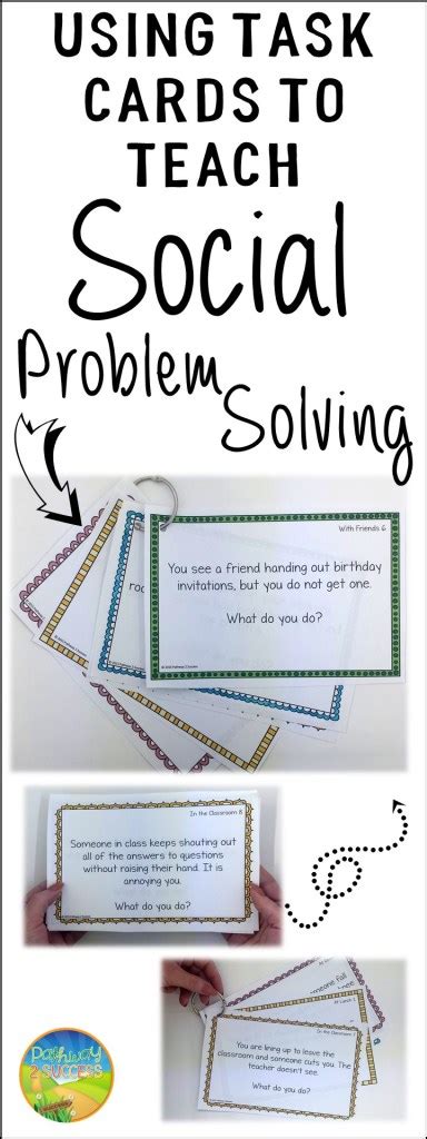 Using Task Cards To Teach Social Problem Solving The Pathway 2 Success