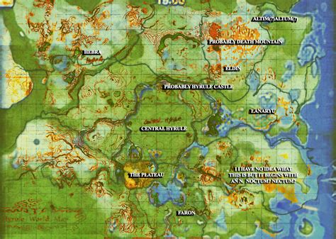 Interactive Map Of Zelda Breath Of The Wild Honblogs