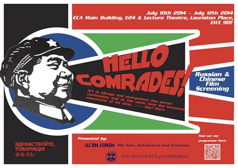 What A Treat Fec Students Create Hello Comrades Study For A Masters