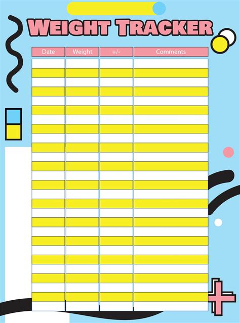 10 Best Weight Loss Logs Charts Printable