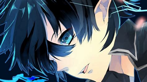 Anime Guy Black Hair Blue Eyes 1920x1080 Wallpaper406481 Rpnation