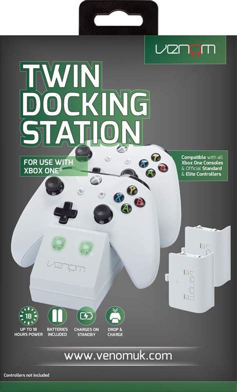Venom Xbox One Twin Docking Station With 2 X Rechargeable Battery Packs