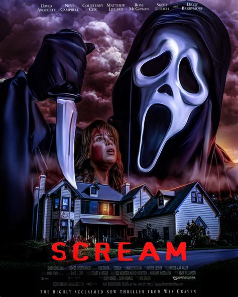 Scream 1996 1500 X 1875 Horror Movie Posters Horror Posters Scary Movies