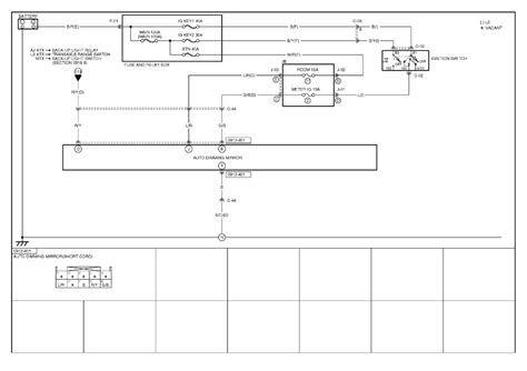 Digital wiring diagrams are a lot more efficient and easier to use, so if possible, always opt for digital schematics. | Repair Guides | Rearview Mirror (2005) | Auto Dimming Mirror Wiring Diagram | AutoZone.com