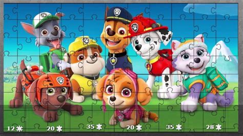 Rompecabezas Para Imprimir A Color Paw Patrol Puzzle Patrulla Canina