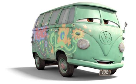 Vw Bus From Cars The Movie Disney Pixar Cars Disney Vans Van Hippie