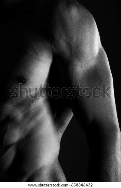 Sexy Athletic Male Model Perfect Six Stock Photo 658846432 Shutterstock