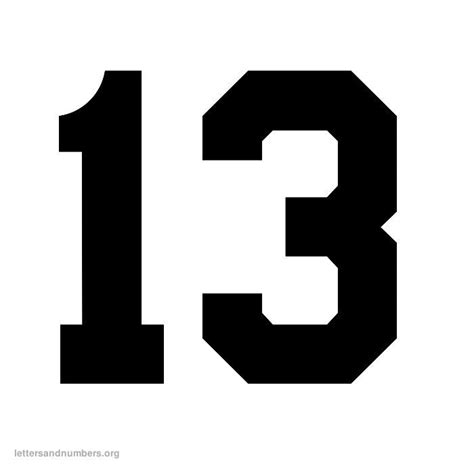 Free number thirteen 13 worksheets and activities for preschool children. 6 Best Images of Printable Number 13 - Number 13 Coloring ...