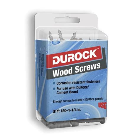 Durock Brand 2 X 1 14 In Phillips Drive Cement Board Screws At