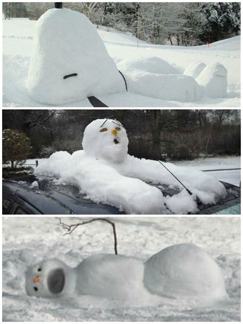 Cute And Funny Snow Creations For Winter Fun