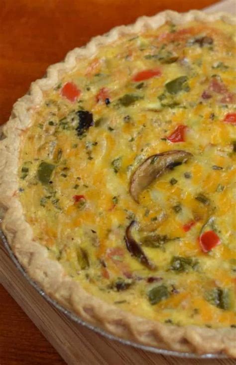 Basic Deep Dish Bacon And Cheddar Quiche - How to Make Tasty Deep Dish Bacon And Cheddar Quiche