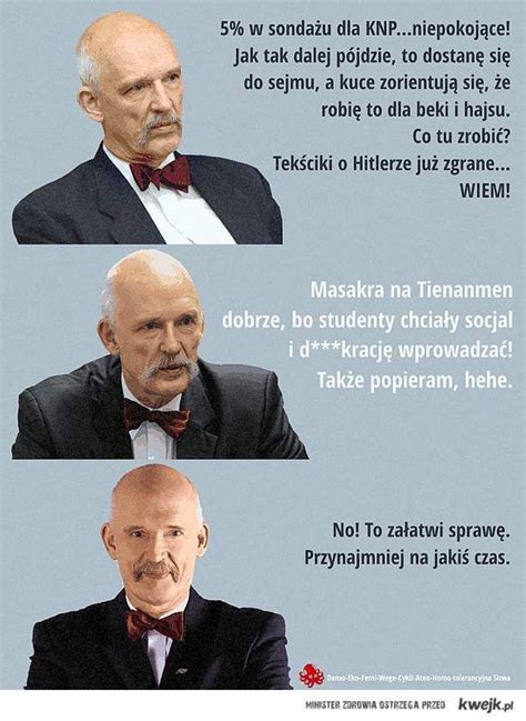 A może to tylko zasłuchanie? Korwin - Ministerstwo śmiesznych obrazków - KWEJK.pl