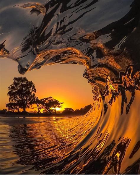 Man Influence On Instagram Breathtaking Sunset View 😍 Waves Photo