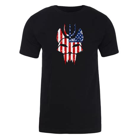 Seal Team Bravo American Flag Adult Short Sleeve T Shirt Paramount Shop
