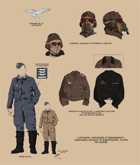 Luftwaffe Pilot Uniform By Fisher22 On Deviantart