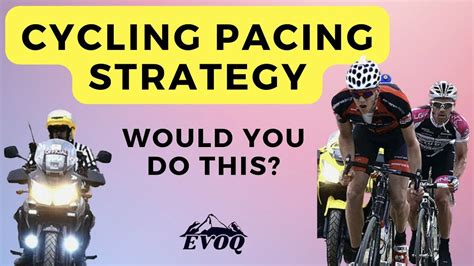 Cycling Pacing Strategy Race With The Fastest Racers To Start Yes Or