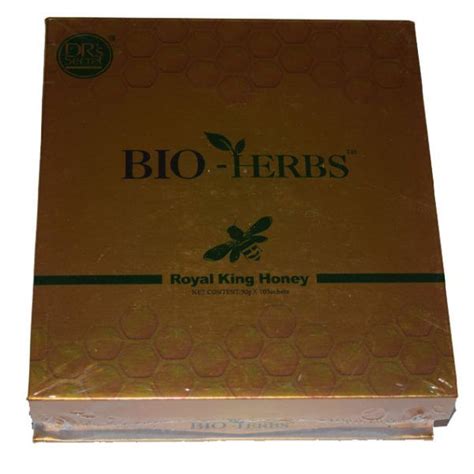 Bio Herbs Royal King Honey One Box 10 Sachets Of 30g