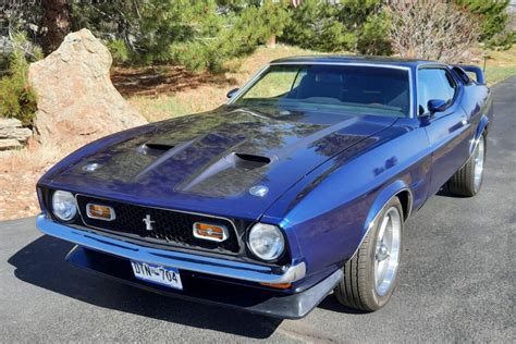 For Sale 1971 Ford Mustang Mach 1 Modified Blue 351ci Cleveland