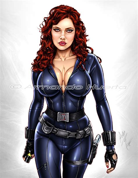 Black Widow By Armando Huerta On Deviantart Black Widow Avengers