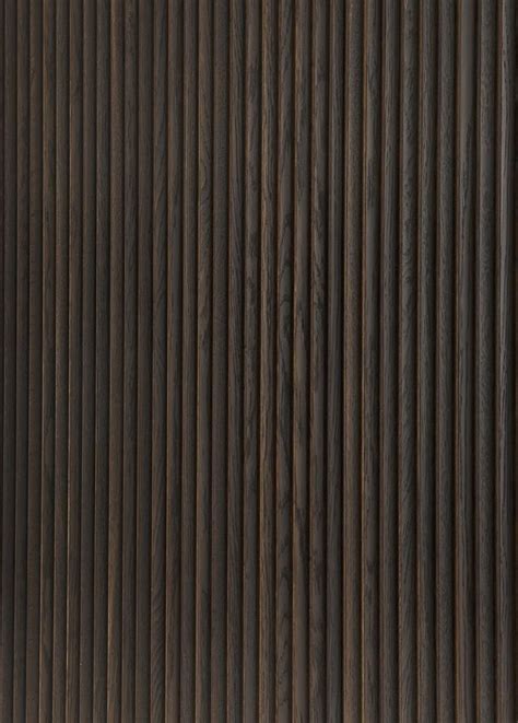 Emmemobili Stripline Boiserie Wall Panel In Thermo Dark Oak Oak Wood Texture Textured