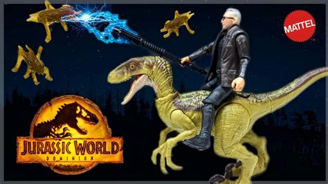 2022 Mattel Jurassic World Dominion Ian Malcolm Velociraptor And Locusts Review Youtube