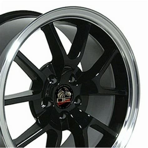 New 18 Inch Aluminum Wheel Rim For 94 04 Ford Mustang 5 Lug Black