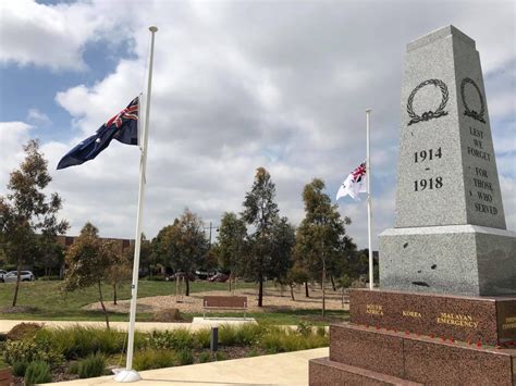 A silver dome with 645 seagulls representing the lost crew of the sydney ii stands on 7 pillars that represent the 7 states and territories of australia. HMAS Sydney II was sunk off the West Australian Coast ...