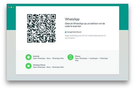 Whatsapp Desktop Handleiding Voor Mac En Windows