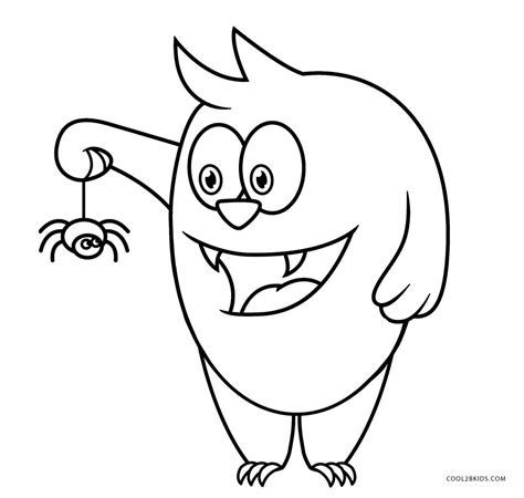 This is my original drawing of a pair of knitted mittens. Free Printable Monster Coloring Pages For Kids