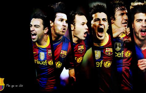 Wallpaper wallpaper, sport, logo, football, FC Barcelona, players ...