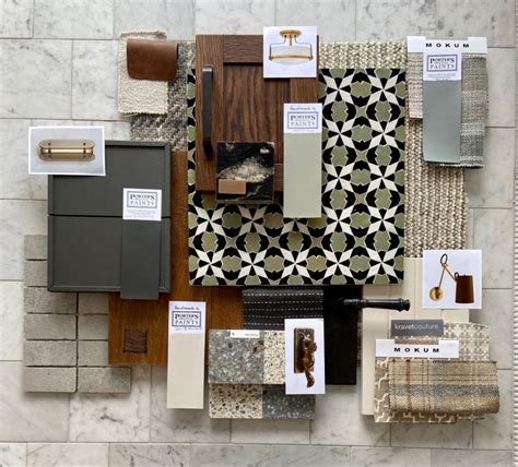 Earthy Flat Lay Moodboard Color Palettes Interiors By Color