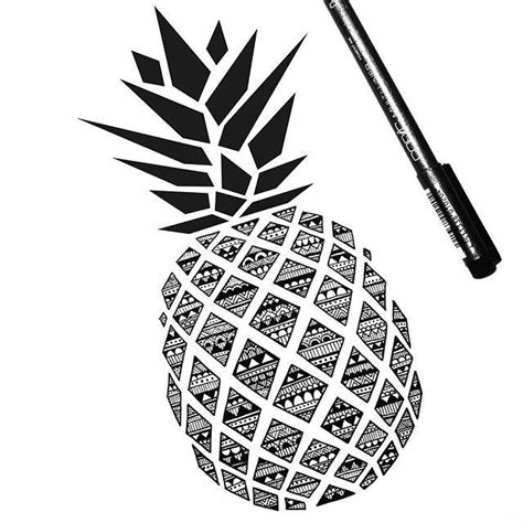 Pin By Lala Dewitt On Pineapple Coloring Pages Pineapple Drawing