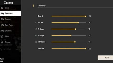 Best Sensitivity Settings In Free Fire To Reduce Weapon Recoil