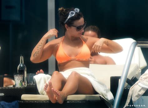 Demi Lovato In A Bikini In Miami Photos POPSUGAR Celebrity Photo