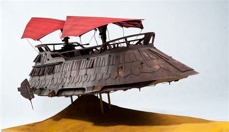 Star Wars Return Of The Jedi Amazing Scale Model Of Jabba The Hutt S Sail Barge By Bernard
