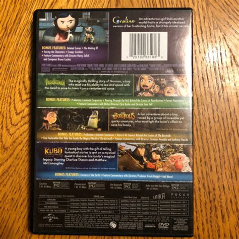 The Ultimate Laika Collection Dvd Coraline Paranorman The Boxtrolls
