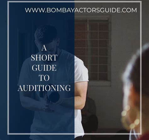 How To Prepare For Acting Audition Bombay Actors Guide