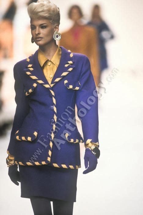 Linda Evangelista Valentino 1991 Original Supermodels Fashion